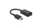 DELOCK Konverter USB 3.1 Typ A -> Typ C St/Bu schwarz