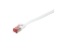 Logilink Flachpatchkabel RJ45 U/FTP Cat6A 1.00m weiß