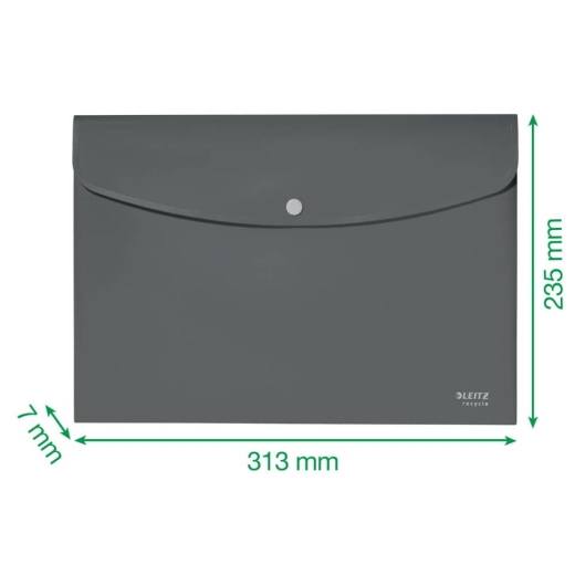 4678 Sammelmappe Recycle - A4 quer, PP, klimaneutral, blau