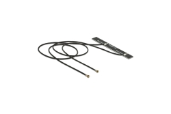 DELOCK WL-Antenne 2x MHF 5dBi intern Klebemontage