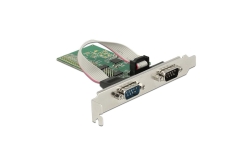 DELOCK PCI Expr Card 4x D-Sub9 (je 2 auf Slotblech)