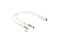 DELOCK Iphone Adapter 4Pin Klinke -> 2x 3Pin Klinke Bu/St