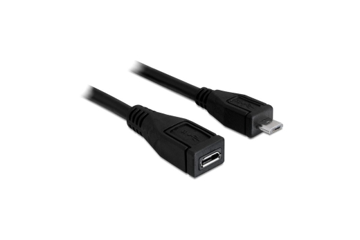 DELOCK USB Verl. Micro-B -> Micro-B St/Bu 1.00m sw