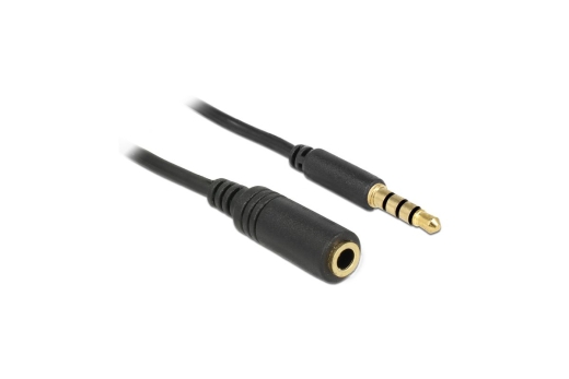 DELOCK Iphone Klinkeverl. 3,5mm -> 3,5mm St/Bu 2.00m 4Pin