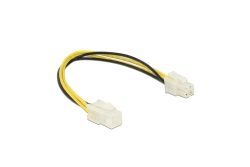 DELOCK Stromkabel P4 4pol -> P4 4pol St/Bu 0.30m