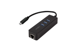 Logilink Adapter USB 3.0 TypC zu1x RJ45u. 3x USB3.0 Typ A