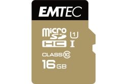 Emtec mSD 16GB UHS-I U1 EliteGold + Adapter