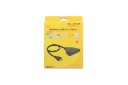 DELOCK HDMI Switch 3 Eingänge -> 1 Ausgang 4K 0.50m