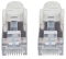 INTELLINET Patchkabel Cat6A CU S/FTP LSZH 1.00m grau