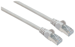 INTELLINET Patchkabel Cat6A CU S/FTP LSZH 5.00m grau