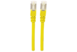 INTELLINET Patchkabel Cat6A CU S/FTP LSZH 0.50m gelb