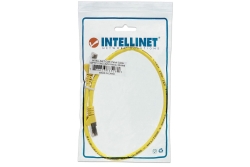 INTELLINET Patchkabel Cat6A CU S/FTP LSZH 1.00m gelb
