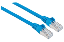 INTELLINET Patchkabel Cat6A CU S/FTP LSZH 1.50m blau