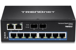 TRENDnet Industrie Switch 10 Port Gbit IP30 DIN-Rail Metall