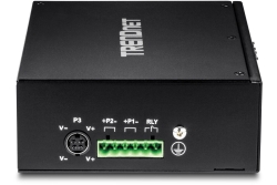 TRENDnet Industrie Switch 10 Port Gbit PoE+ DIN-Rail Metall