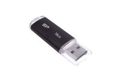 Silicon Power USB-Stick 16GB USB2.0 U02 Plastic Black
