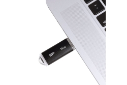 Silicon Power USB-Stick 16GB USB2.0 U02 Plastic Black