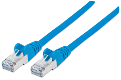INTELLINET Patchkabel Cat6A CU S/FTP LSZH 5.00m blau