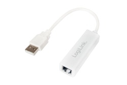 Logilink Adapter USB 2.0 -> RJ45 Fast Ethernet weiß