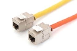 DIGITUS Keystone Jack Cat6a RJ45 geschirmt Metall Set 24Stk.