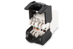 DIGITUS Keystone Jack Cat6a 500MHz ungeschirmt werkzeugfrei