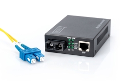 DIGITUS Medienkonverter Fast Ethernet RJ45/SC Singlemode