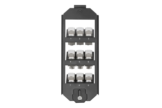DIGITUS Bodentankhalter 3-fach f. 9x Keystone Module