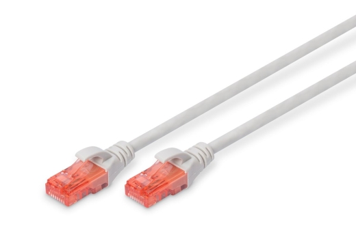DIGITUS Patchkabel Cat6 U/UTP 2xRJ45 5.0m grau LSZH