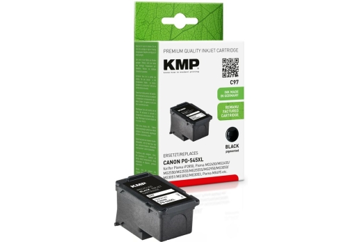 KMP Patrone Canon PG-545XL black 400 S. C97 remanufactured