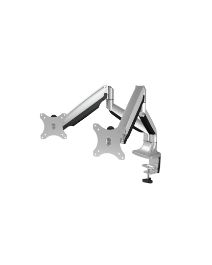Monitor Arm IcyBox 2 Monitore bis zu 32/9kg neig&schw si retail