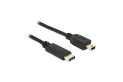 DELOCK USB Kabel C -> Mini-B St/St 2m schwarz