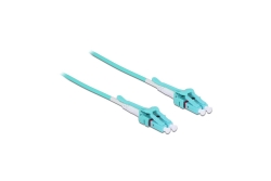 DELOCK Kabel LWL LC > LC Multimode OM3 Uniboot 1m