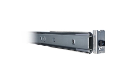Inter-Tech 18 Teleskopschienensatz 1U 455 mm Silber