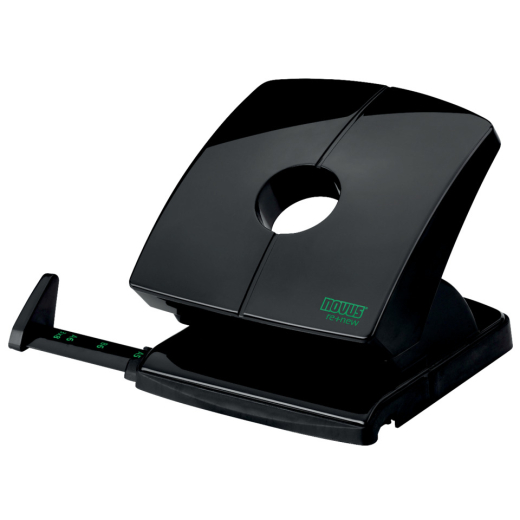 Locher B230 re+new - 30 Blatt, 4-fach Lochung möglich, Anschlagschiene, schwarz