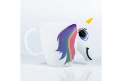 ThumbsUp! Tasse Unicorn Farbwechsel 300ml weiß