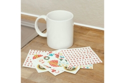 ThumbsUp! Tasse Make a Christmas Mug Stick 350ml weiß