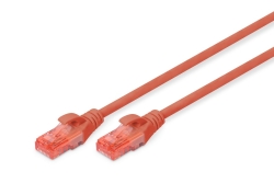 DIGITUS Patchkabel Cat6 U/UTP 2xRJ45 3.0m rot LSZH