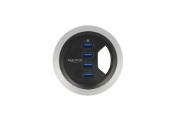 DELOCK USB-HUB 4-Port USB3.0 Tischeinbau