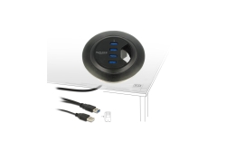 DELOCK USB-HUB 4-Port USB3.0 Tischeinbau