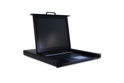 Inter-Tech 48.3cm KVM Konsole 1708 LED (17) schwarz