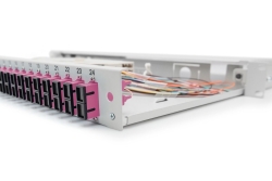 DIGITUS LWL Spleißbox 1HE bestückt 24x SC DX...