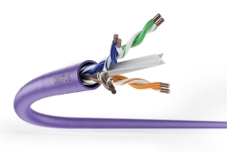 DIGITUS Instal-kab Cat6 U/UTP tw.Pair 100m violett