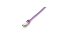 Equip Patchkabel Cat6A Plat.S/FTP 2xRJ45 20.00m lila LSZH Polybeutel