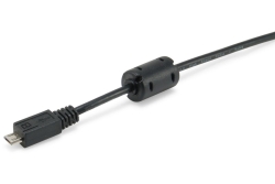 Equip Kabel USB-A2.0->Micro-B Ferrit St/St 1.80m...