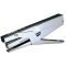 Heftzange E10, Kunststoff/Metall, 10 Blatt, chrom