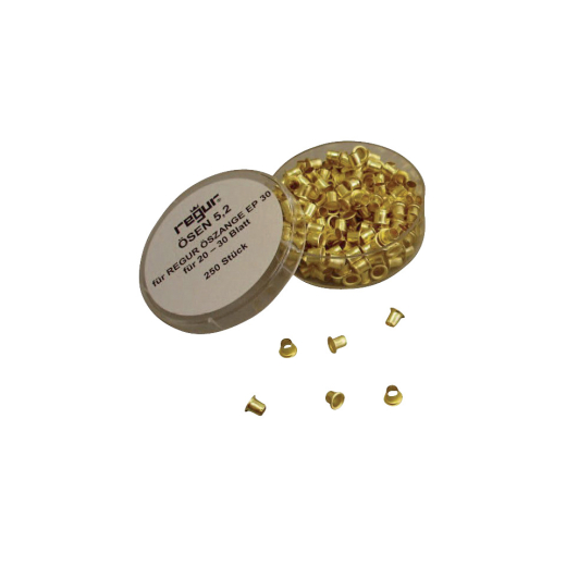 Ösen - 250 Stück, 5,2 mm für 20-30 Blatt