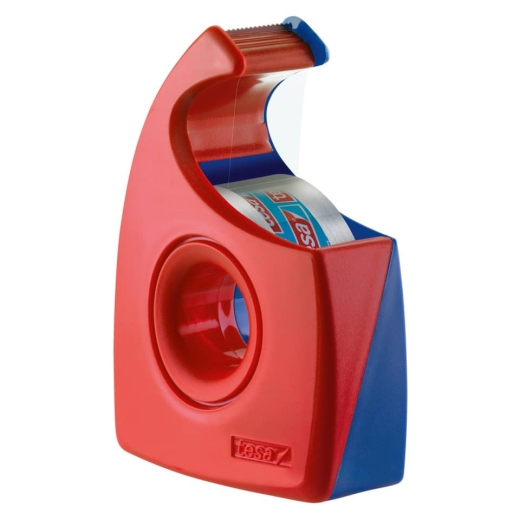 Handabroller Easy Cut® - 33 m x 19 mm, rot/blau
