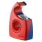 Handabroller Easy Cut® - 33 m x 19 mm, rot/blau