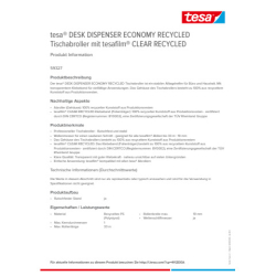 Tischabroller Easy Cut® Economy - Sparpack, für Rollen bis 33 m x 19 mm, gefüllt, schwarz