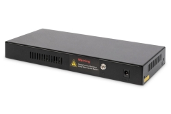 DIGITUS Switch 8-Port Gigabit 135W PoE Unmanaged schwarz